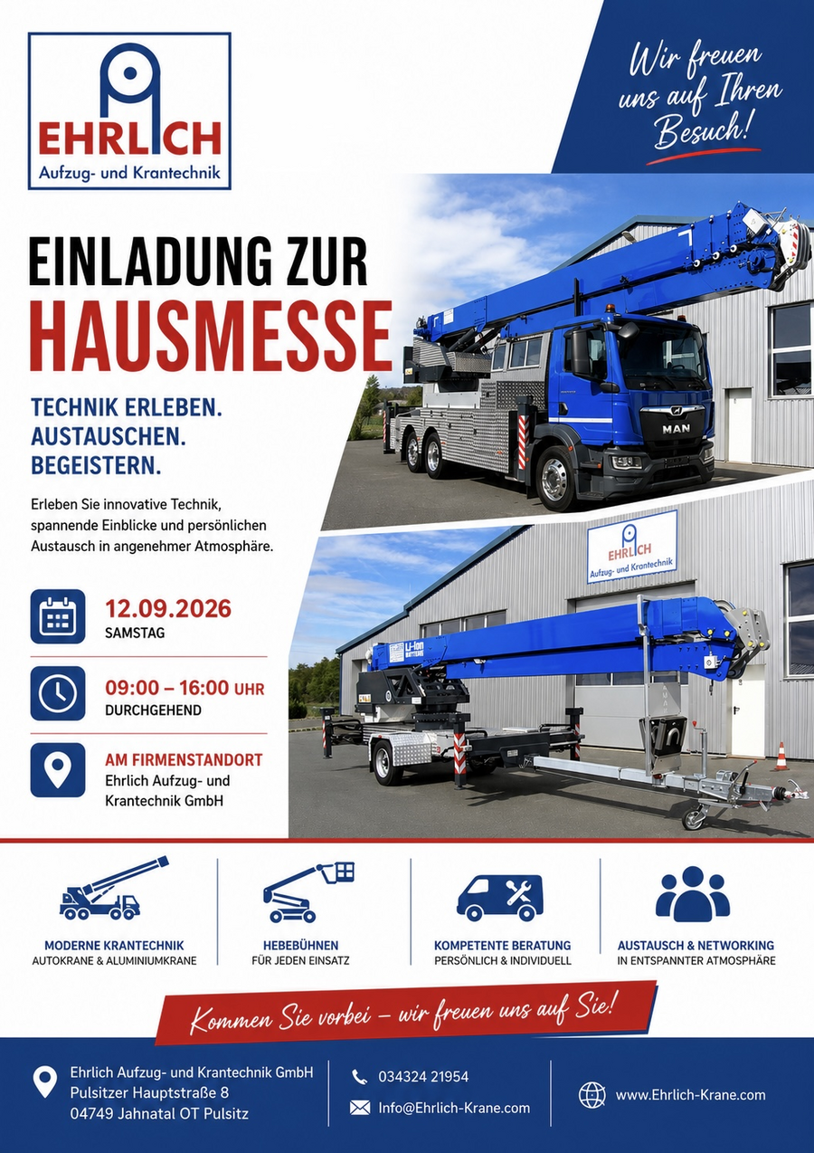 Hausmesse Ehrlich GmbH AMAK Hausmesse